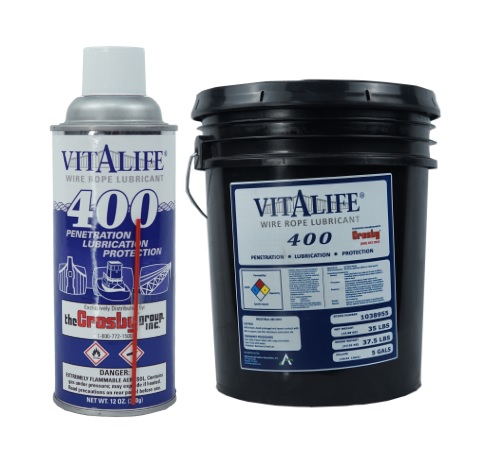 Vitalife 400 wire rope lubricant